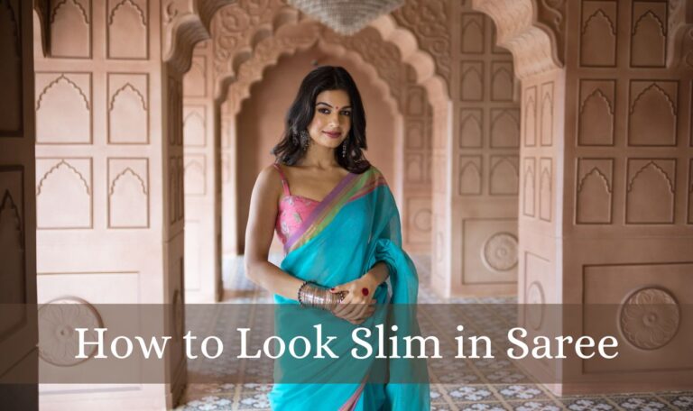 How to Look Slim in Saree in 2025