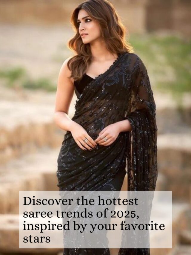Top Bollywood inspired saree styles in 2025 | Explore Now